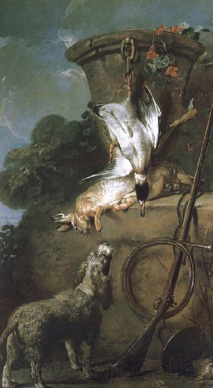 Jean Baptiste Simeon Chardin Spain hound and prey France oil painting art
